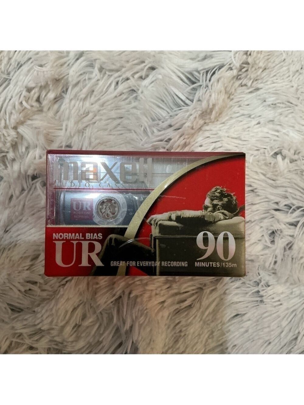Maxell Audio cassette set of 5 90 minutes each